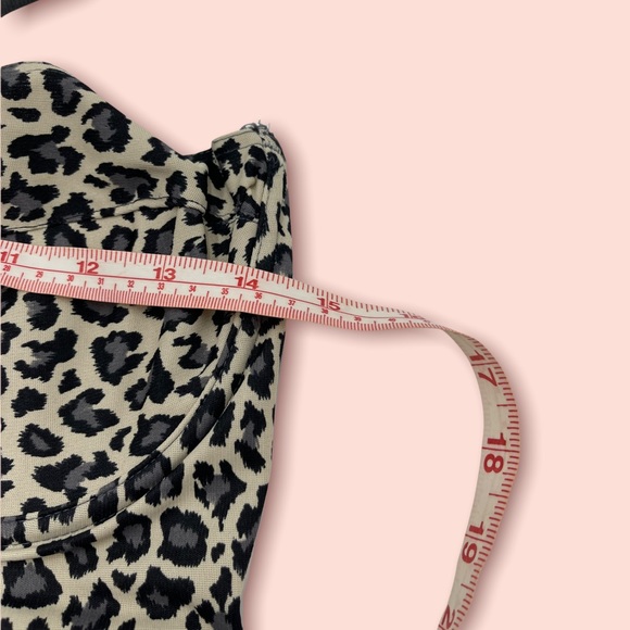 Bodyslimmers by Nancy Ganz| Leopard print body slimmer shaper dress Adj Straps - Picture 13 of 14